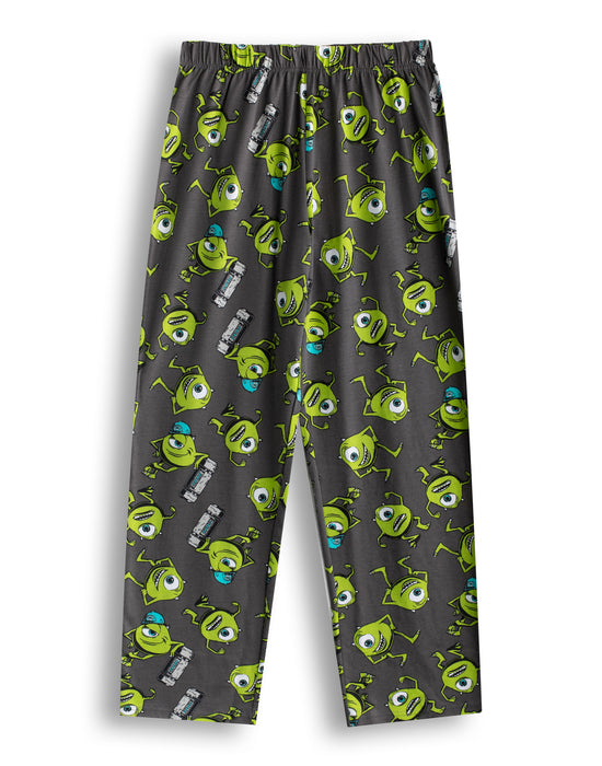 Disney Monster Inc Mens Multicoloured Short Sleeve Long Leg Pyjama Set