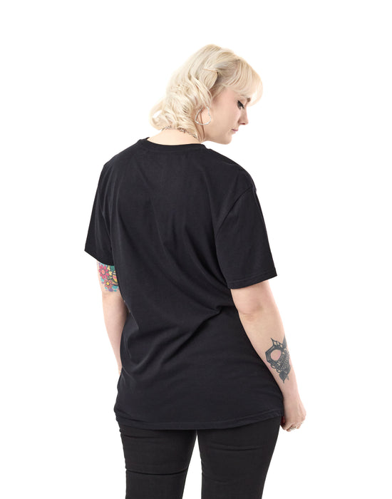 Charmed Power Of 3 Unisex Black Short Sleeved T-Shirt