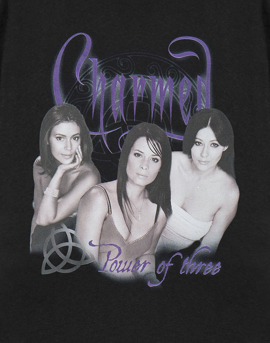 Charmed Power Of 3 Unisex Black Short Sleeved T-Shirt