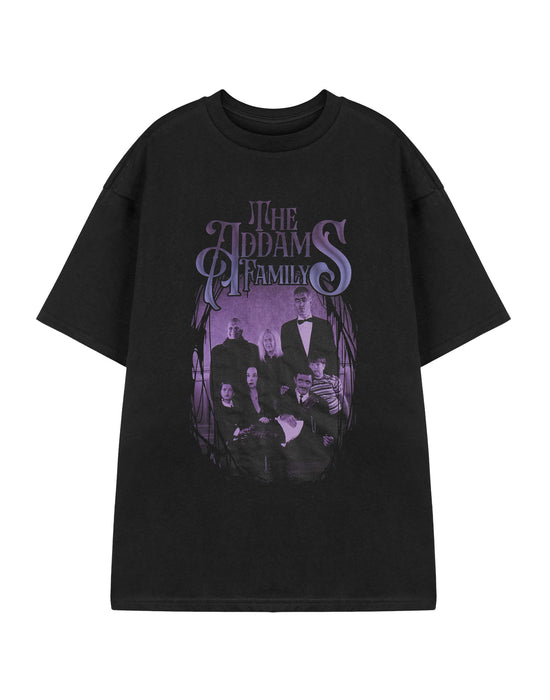 The Addams Family The Addams Family Unisex Black Short Sleeved T-Shirt