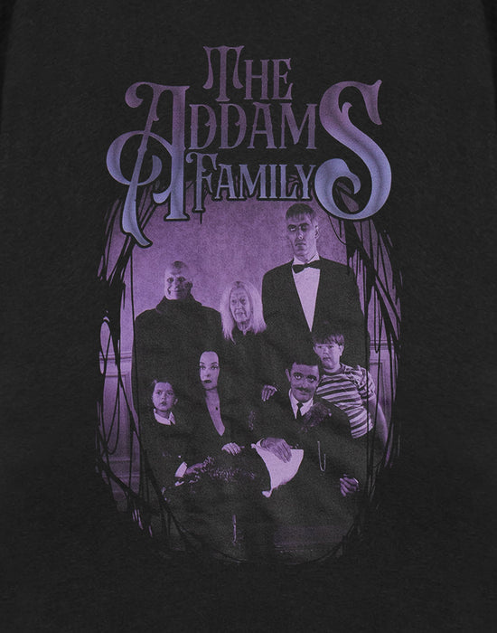 The Addams Family The Addams Family Unisex Black Short Sleeved T-Shirt