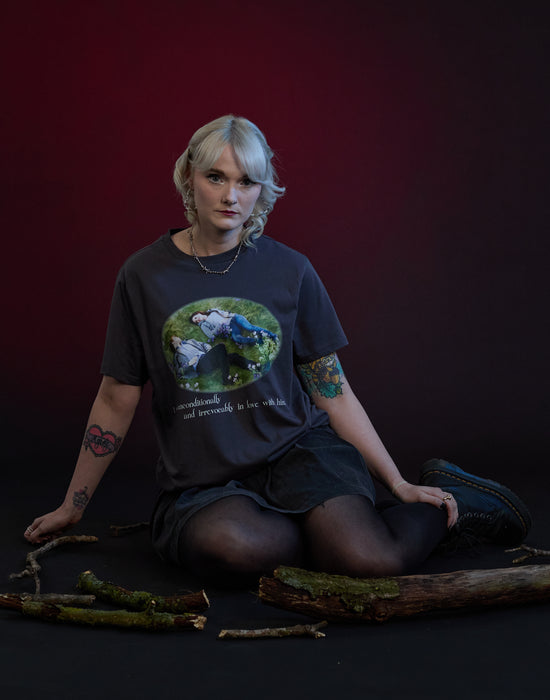 Twilight Womens Unconditionally Grey Short Sleeved T-Shirt