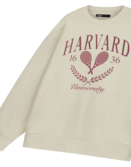 Officially Licensed by Harvard University - Harvard University pour Homme T-Shirt Sweat à Officially Licensed by Harvard University - Harvard University pour Homme T-Shirt Sweat à