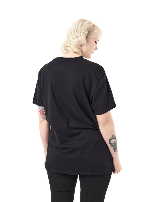 Universal Monsters Frankenstein Unisex Black Short Sleeved T-Shirt