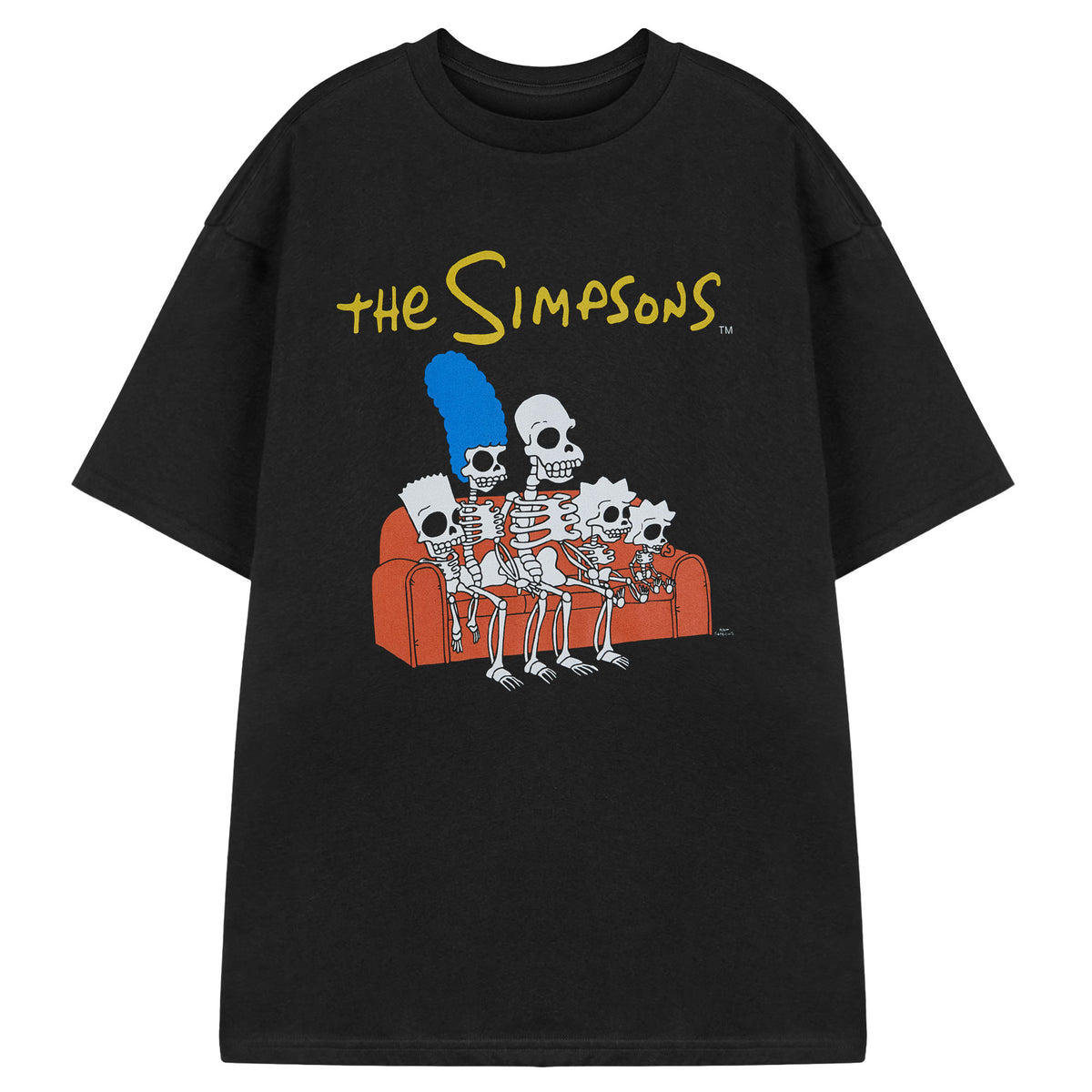 KITH The Simpsons スケルトン Tシャツ M THE SIMPSONS Skeleton BART Skateboard Punk EMO T-Shirt Sz M
