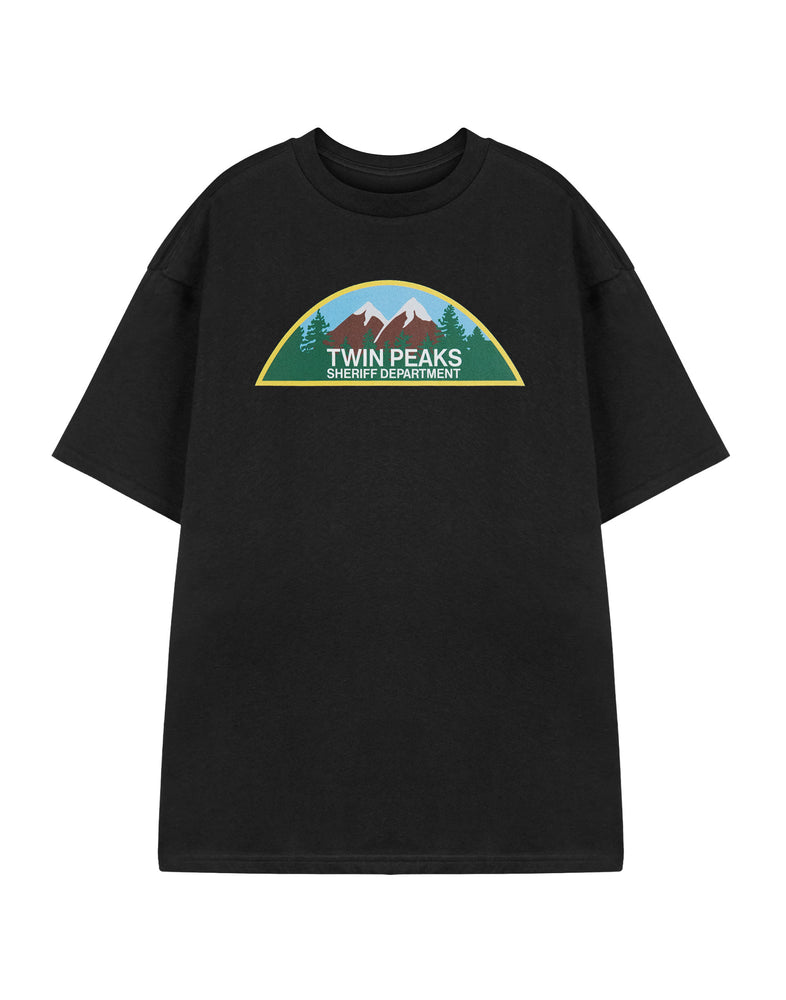 Twin Peaks Sheriff Department Mens Black Short Sleeved T-Shirt