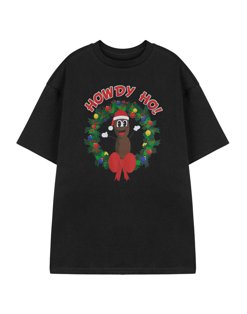 South Park Mr Hanky Howdy Ho! Mens Black Short Sleeved T-Shirt