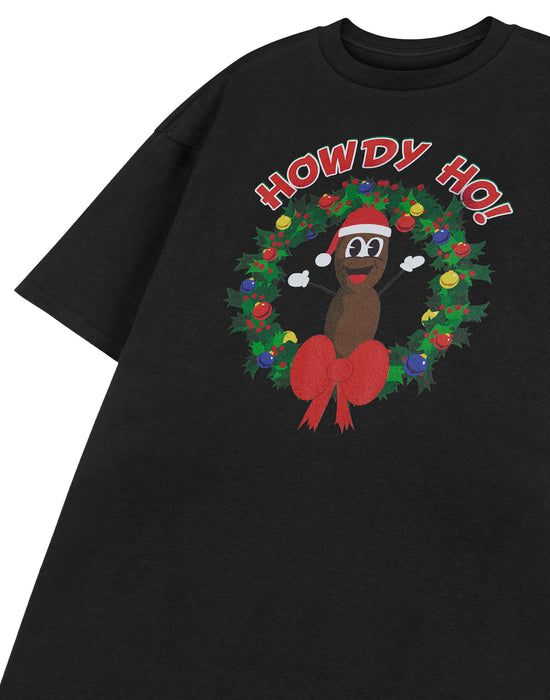 South Park Mr Hanky Howdy Ho! Mens Black Short Sleeved T-Shirt