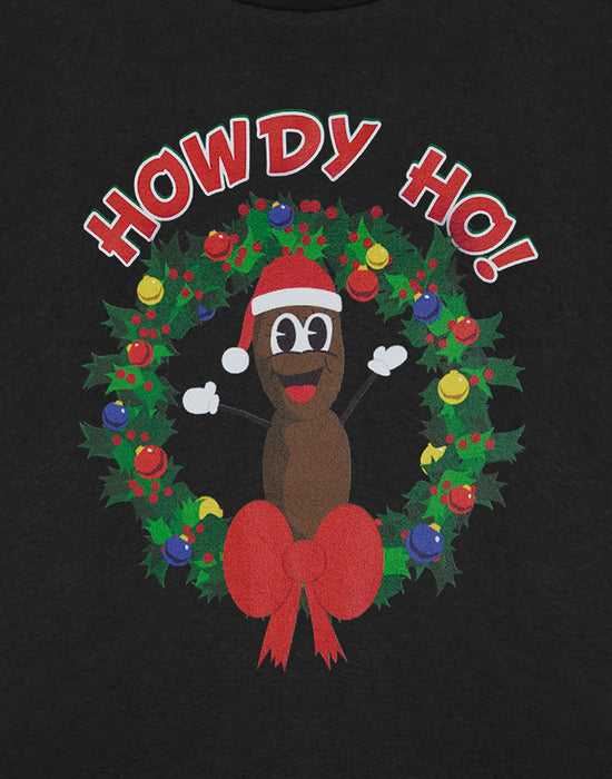 South Park Mr Hanky Howdy Ho! Mens Black Short Sleeved T-Shirt