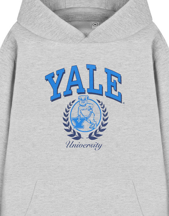 Yale Dog Unisex Grey Hoodie
