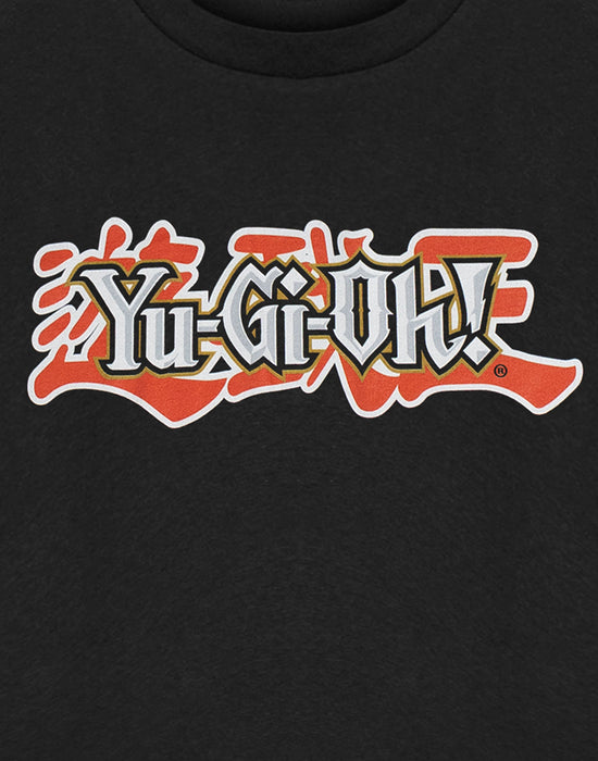 Yu Gi Oh Logo Mens Black Short Sleeved T-Shirt