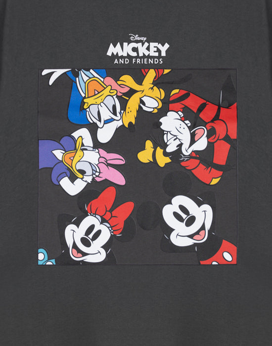 Disney Mickey & Friends Unisex Grey Short Sleeved T-Shirt