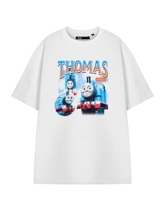 Thomas and Friends Homage Mens White Short Sleeved T-Shirt