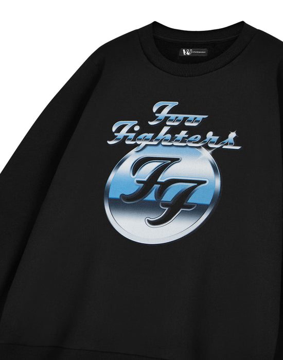 Foo Fighters Metal Shine Adults Unisex Black Sweatshirt