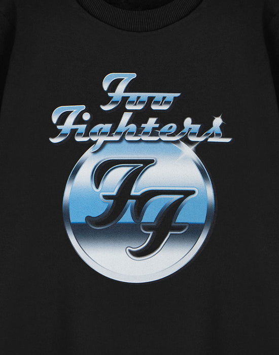 Foo Fighters Metal Shine Adults Unisex Black Sweatshirt