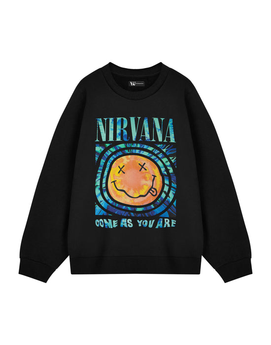 Nirvana Come As You Are Adults Unisex Black Sweatshirt
