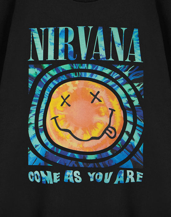 Nirvana Come As You Are Adults Unisex Black Sweatshirt