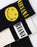 Nirvana Logo 3 Pack Mens Multicoloured Calf Socks Set of 3