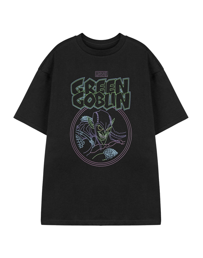 Marvel Green Goblin Mens Black Short Sleeved T-Shirt
