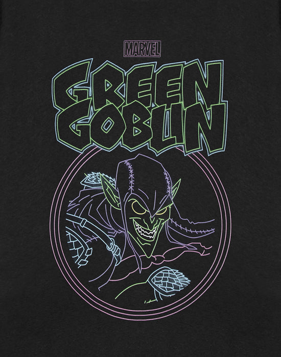 Marvel Green Goblin Mens Black Short Sleeved T-Shirt