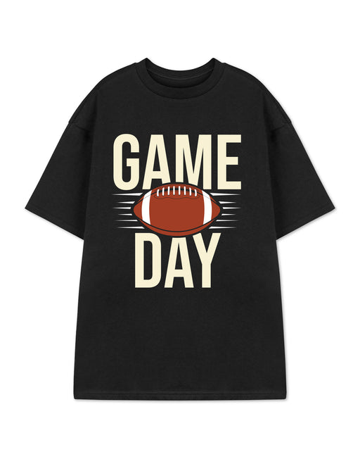 Show Me The Merch Game Day Unisex Black Short Sleeved T-Shirt