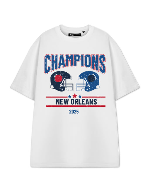 Show Me The Merch Helmets Mens White Short Sleeved T-Shirt