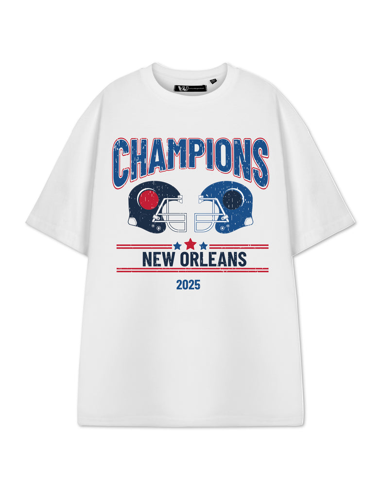 Show Me The Merch Helmets Mens White Short Sleeved T-Shirt