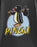 Pingu Retro Unisex Grey Short Sleeved T-Shirt
