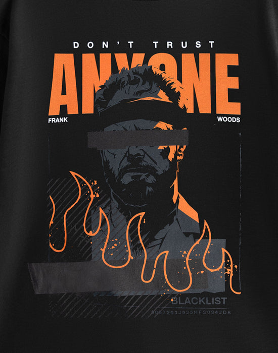 Call of Duty Don't Trust Anyone Mens Black Short Sleeved T-Shirt