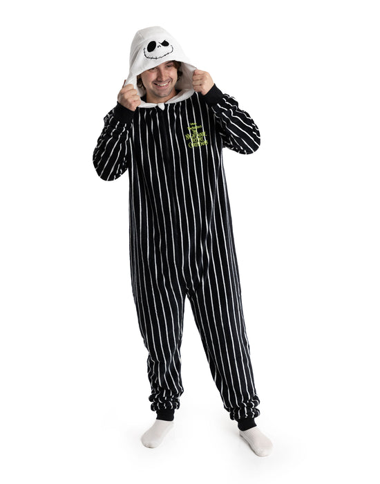 The Nightmare Before Christmas Character Unisex Black Onesie