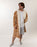 Only Fools And Horses Del Boy Mens Beige Hooded Bathrobe