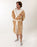 Only Fools And Horses Del Boy Mens Beige Hooded Bathrobe