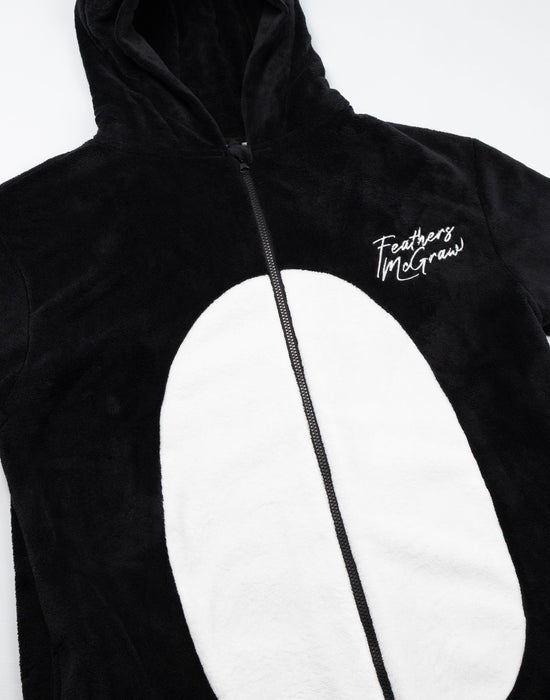 Wallace And Gromit Feathers Unisex Black Onesie