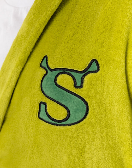 Shrek Character Unisex Green Hooded Bathrobe