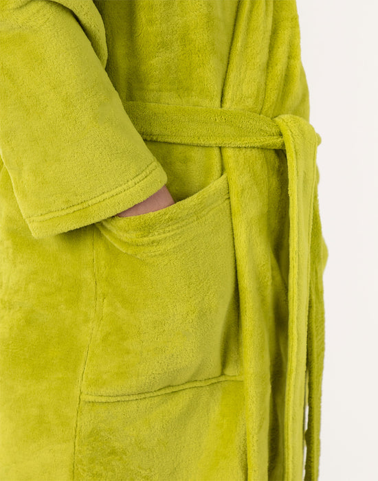 Shrek Character Unisex Green Hooded Bathrobe