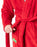 Sesame Street Elmo Unisex Red Hooded Bathrobe