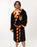 Harry Potter Gryffindor Unisex Black Hooded Bathrobe
