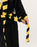 Harry Potter Hufflepuff Unisex Black Hooded Bathrobe