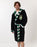 Harry Potter Slytherin Unisex Black Hooded Bathrobe