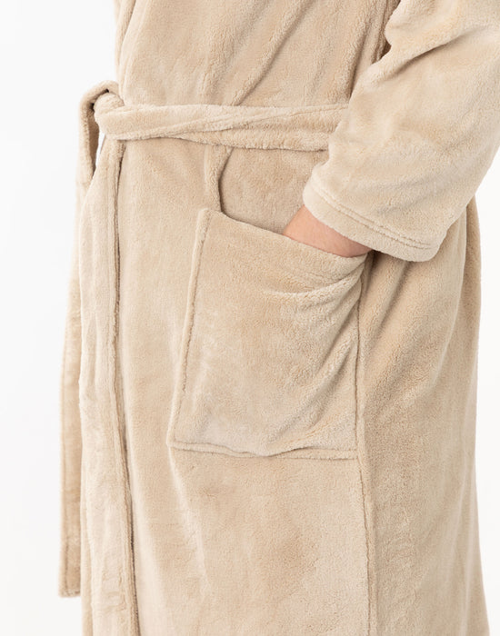 Star Wars Mandalorian Unisex Brown Hooded Bathrobe