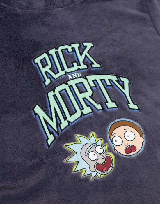 Rick And Morty Character Mens Grey Long Sleeve Long Leg Pyjama Set