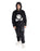 The Nightmare Before Christmas Face Mens Black Long Sleeve Long Leg Pyjama Set