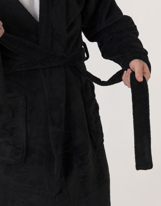 Star Wars Darth Vader Mens Black Hooded Bathrobe