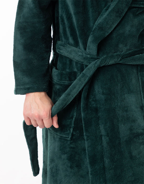 The Traitors Logo Unisex Green Hooded Bathrobe