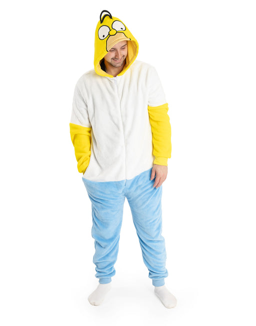 The Simpsons Homer Mens Multicoloured Onesie