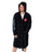 Foo Fighters Logo Mens Black Hooded Bathrobe