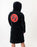 Foo Fighters Logo Mens Black Hooded Bathrobe