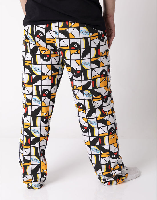 Pingu Character Mens Multicoloured Lounge Pants