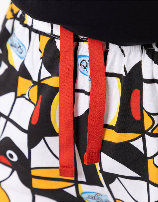 Pingu Character Mens Multicoloured Lounge Pants