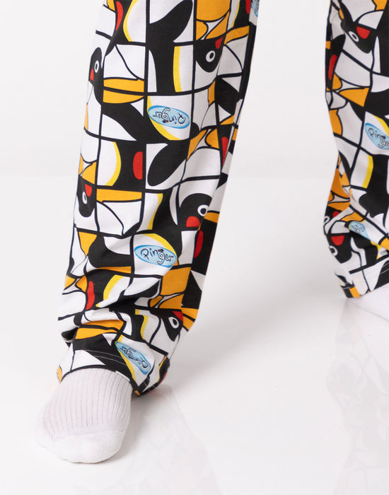Pingu Character Mens Multicoloured Lounge Pants